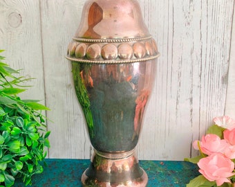 Antique Silver Plated Vase: 1920s Jugend or Art Deco Embossed Swedish Centerpiece, Hallmarked New Silver