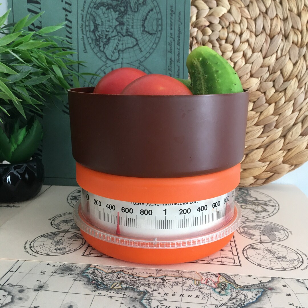 Kitchen Scales Retro 2kg Food Scale Foodie Gift Vintage Kitchenware