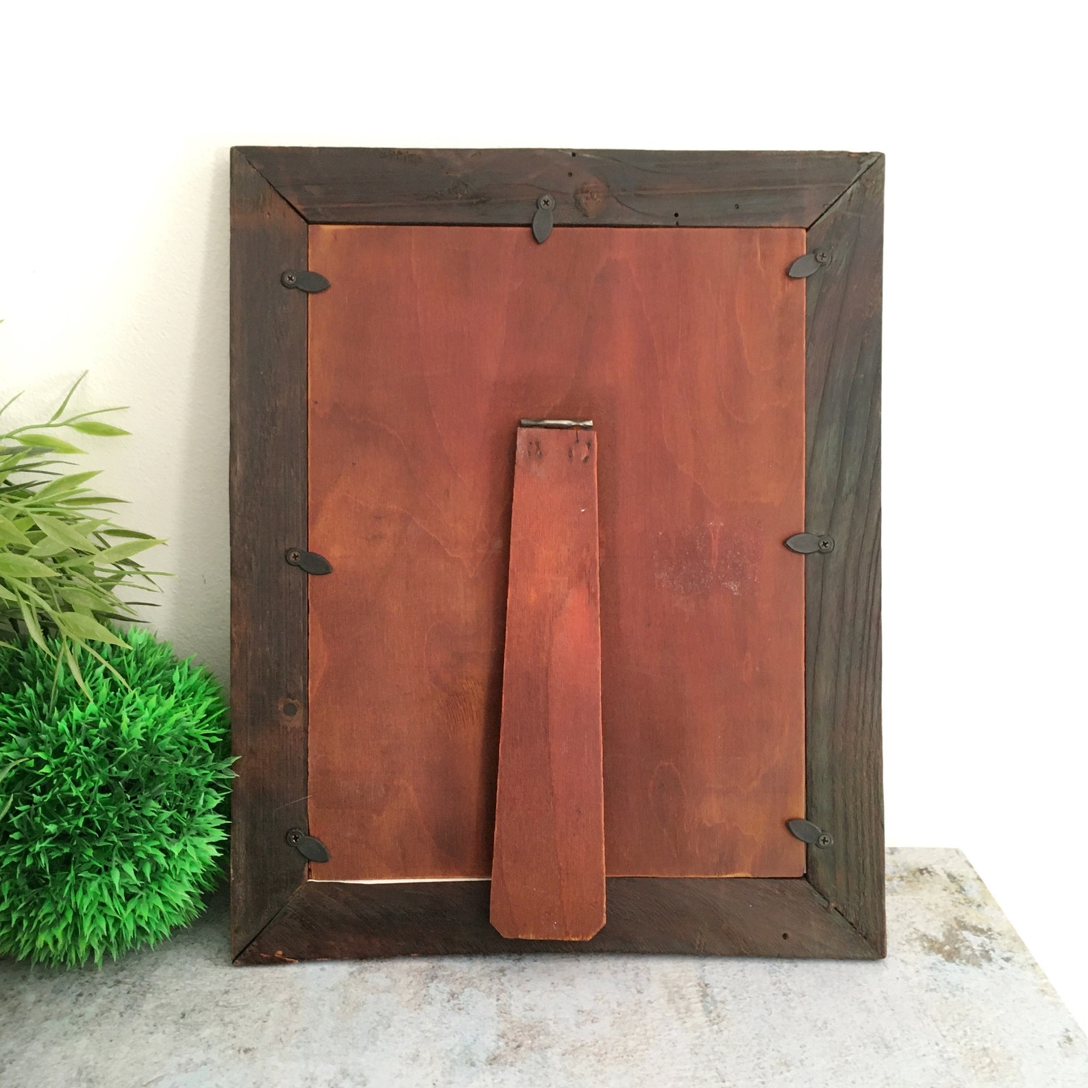 Wooden Picture Frame Glass Cover Tabletop Frame Handmade Etsy