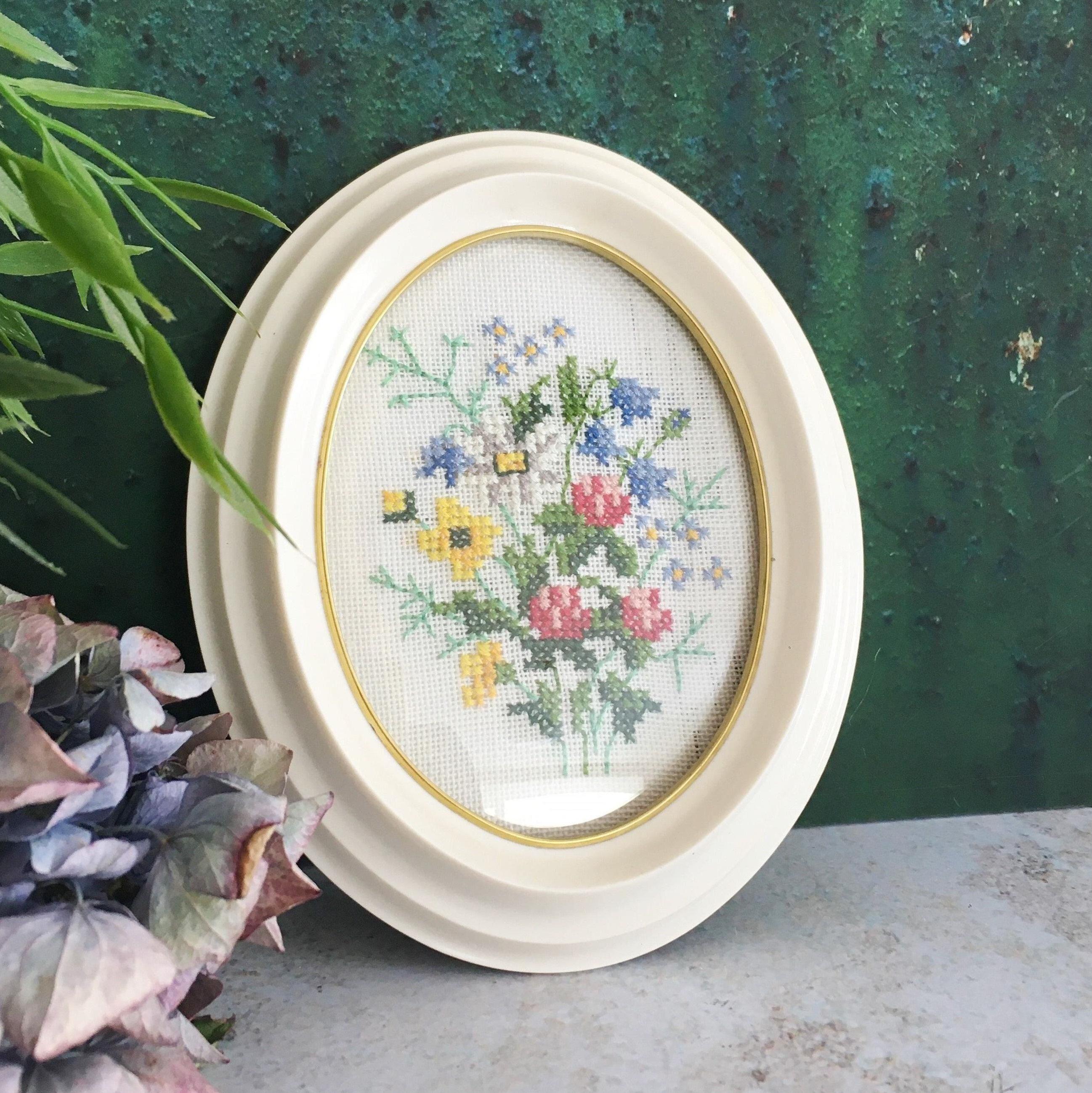 CADRE CANEVAS BRODERIE bREIZH BRETAGNE vintage Bretonne broder couture EUR 45,00 - FR