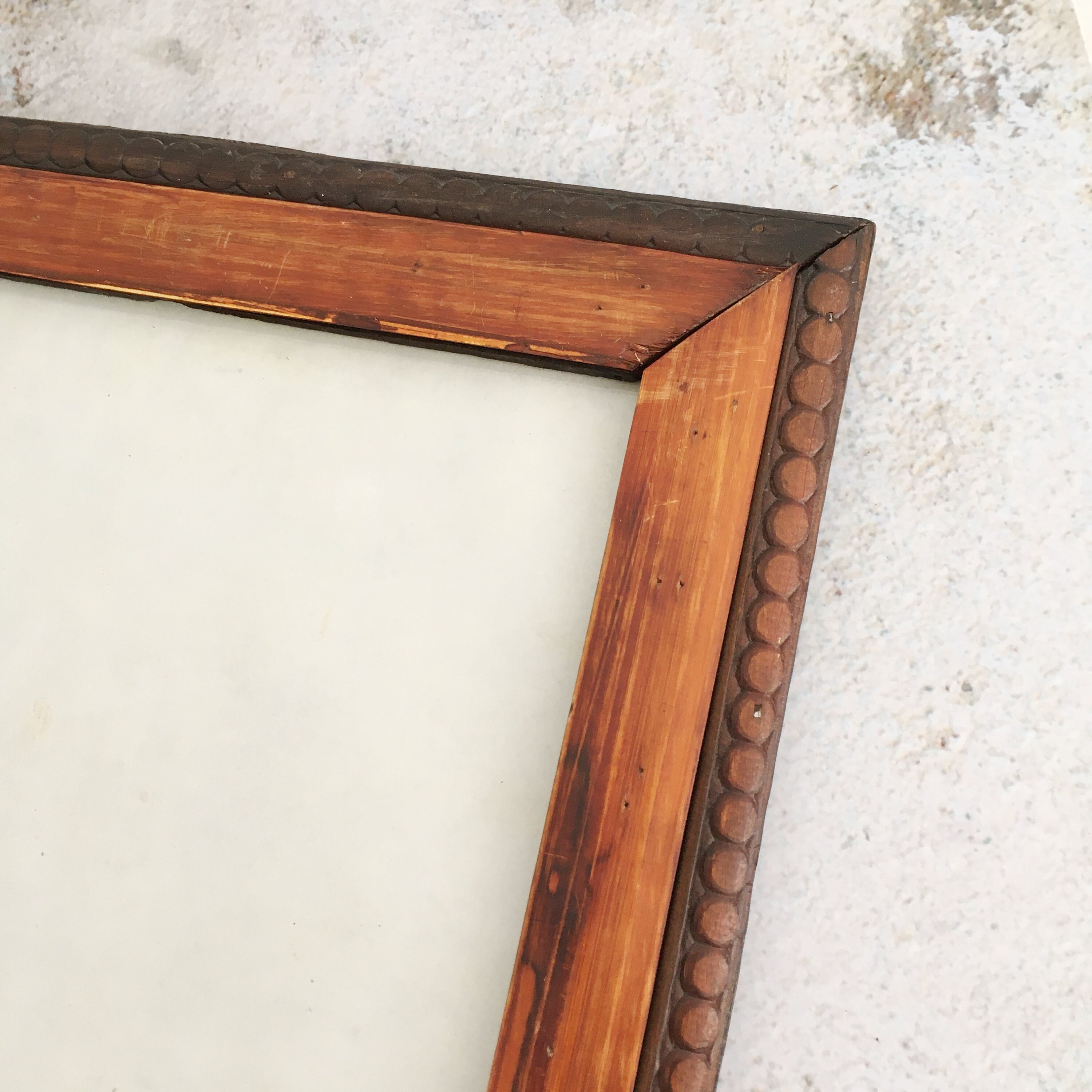 Wooden Picture Frame Glass Cover Tabletop Frame Handmade Etsy