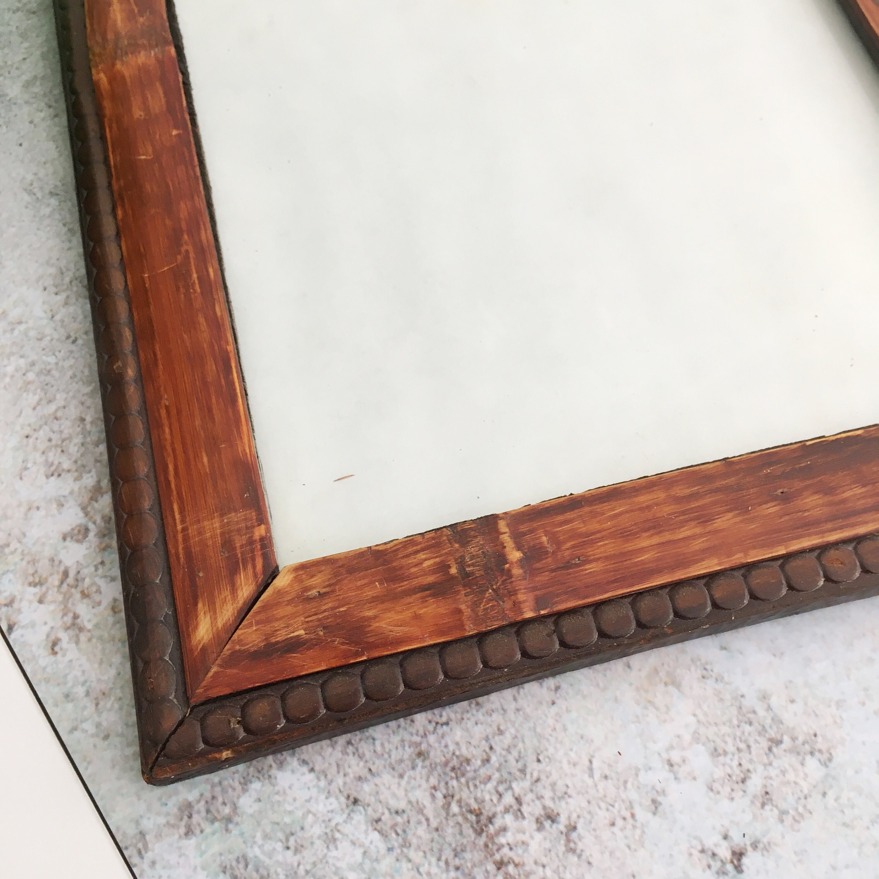 Wooden Picture Frame Glass Cover Tabletop Frame Handmade Etsy