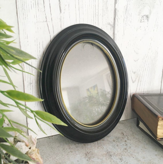 Oval Picture Frame Glass Cover Small Back Gold Frame Etsy