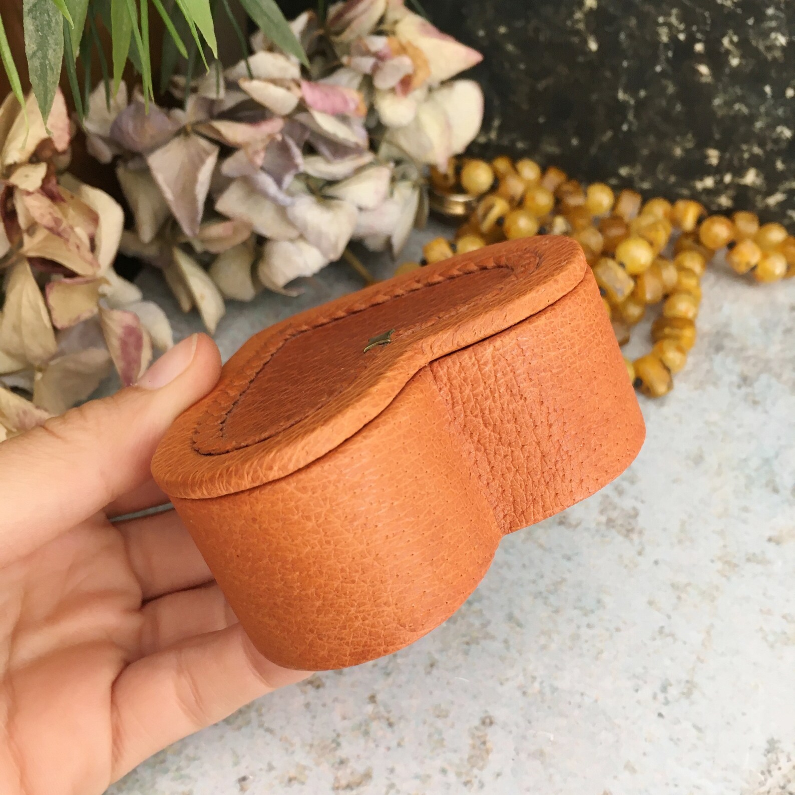 Heart Shape Box Wedding Ring Box Little Gift Box W Lid Etsy