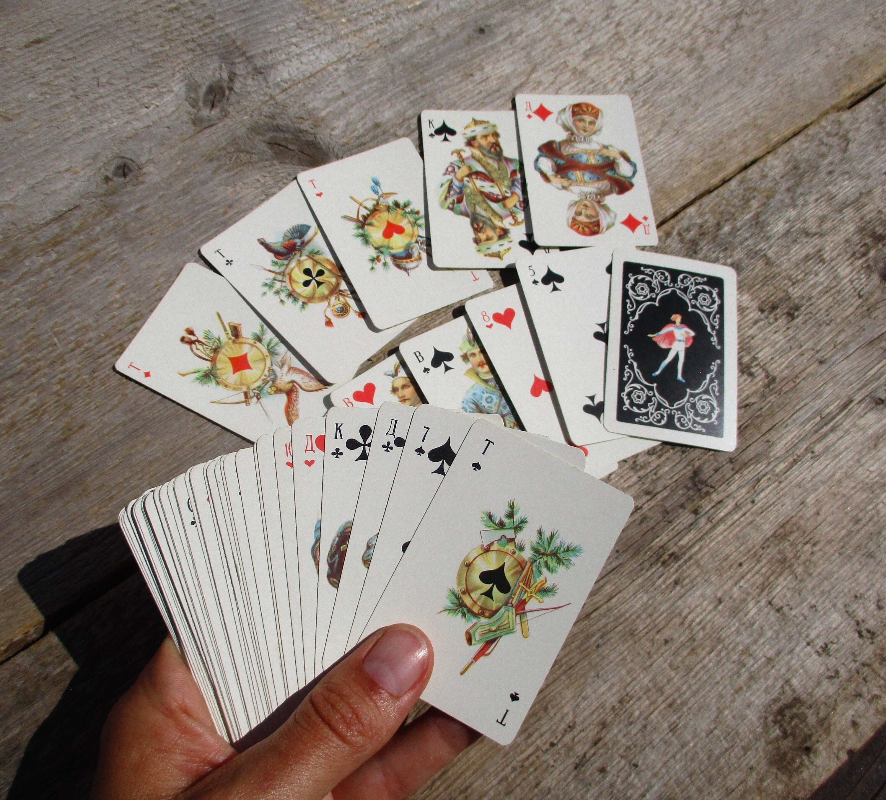 Mini Playing Cards Full Deck Men's Gift Gambler Gift Etsy