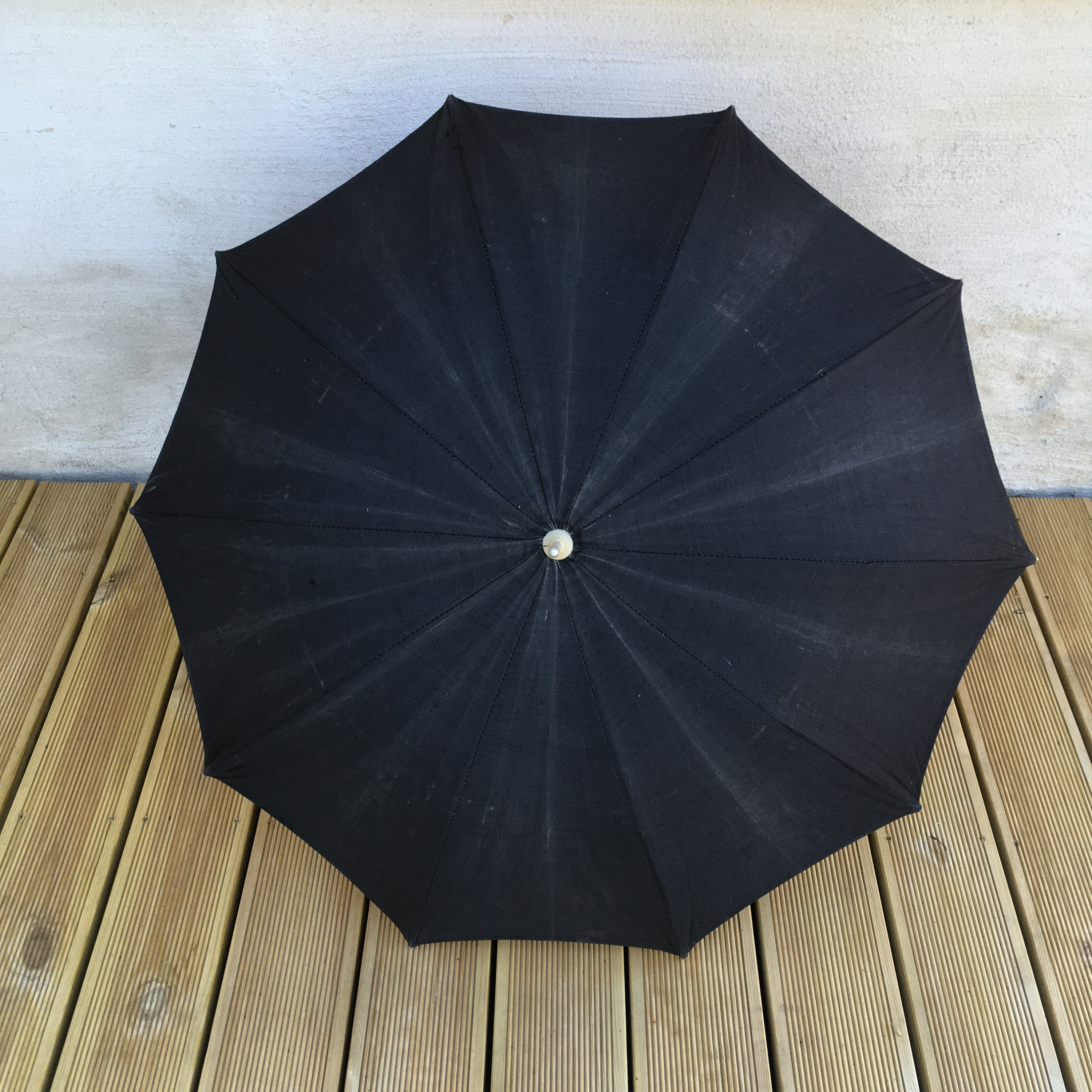 ameri vintage UMBRELLA RAFFLE TOP ブラック ameri umbrella raffle top ブラック