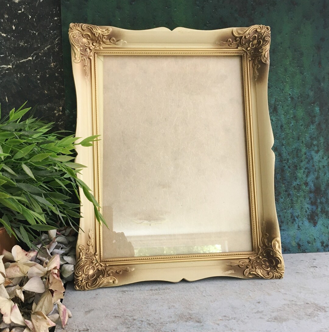 Antique Picture Frame Large Ornate Gold Gesso Frame Plaster Etsy