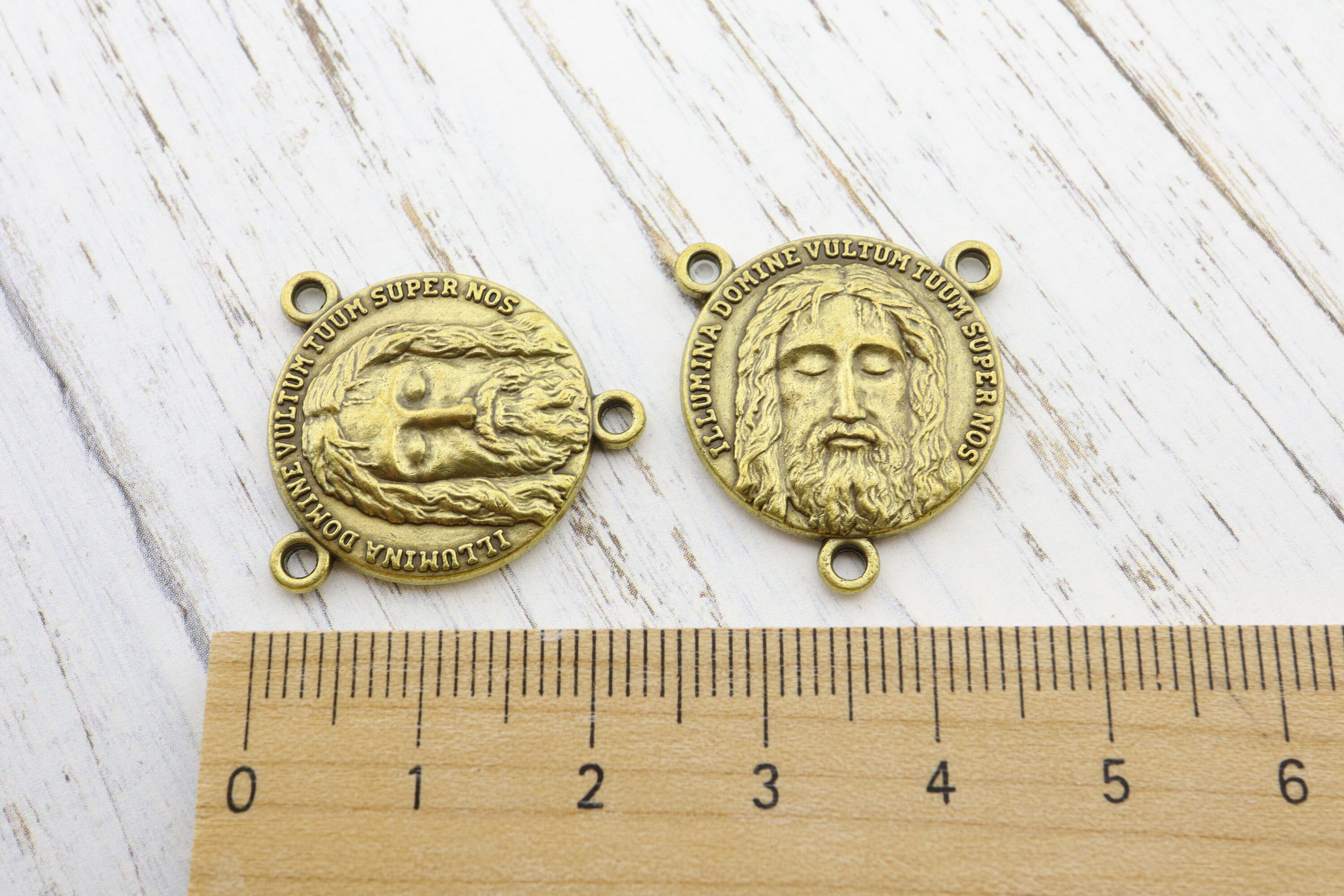 10 Crocifissi Cattolici Con Medaglie | Croce Perdon, San Benedetto E Miracolosa Per Rosari Fai Da Te - Foto 9