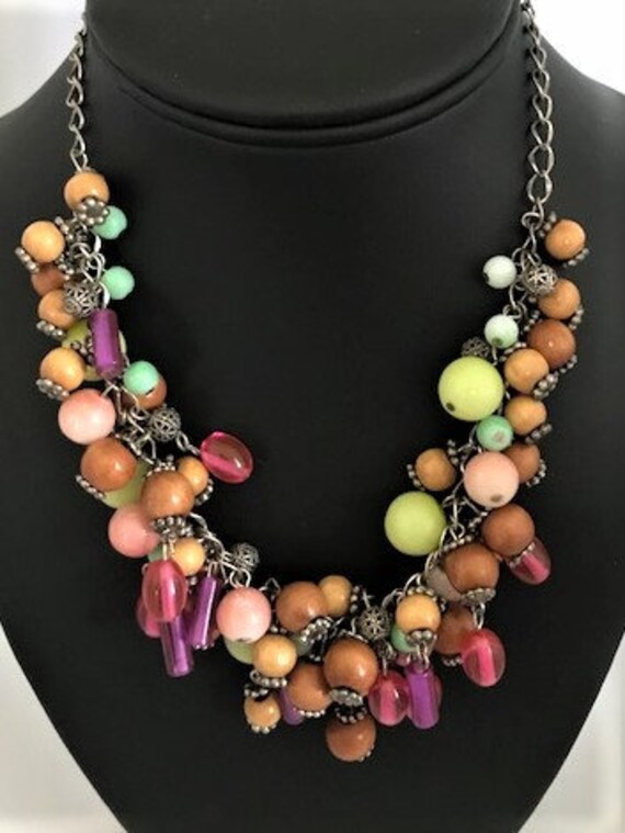 LAILA ROWE Multicolored Bead Necklace - Colorful … - image 2