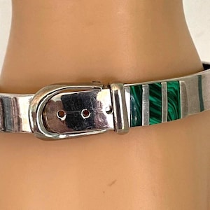 Mexico Sterling Silver Belt Buckle Bracelet - Etsy