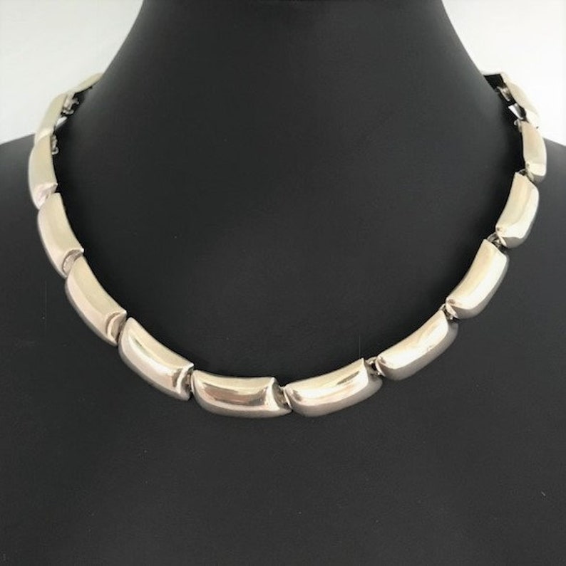 Sterling Silver Choker Necklace Gorgeous! 925 Mexico