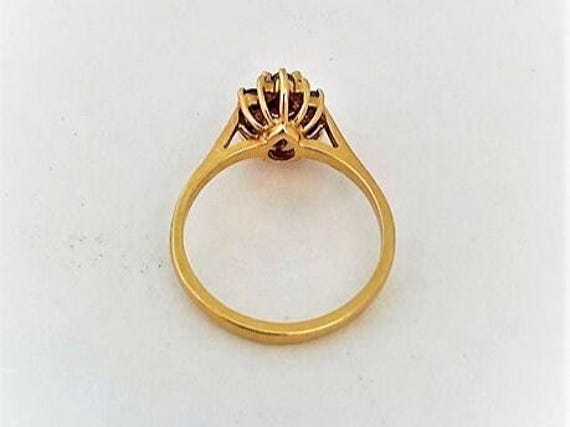 Gold CLYDE DUNEIER CID Ruby and Diamond 14k Ring … - image 4