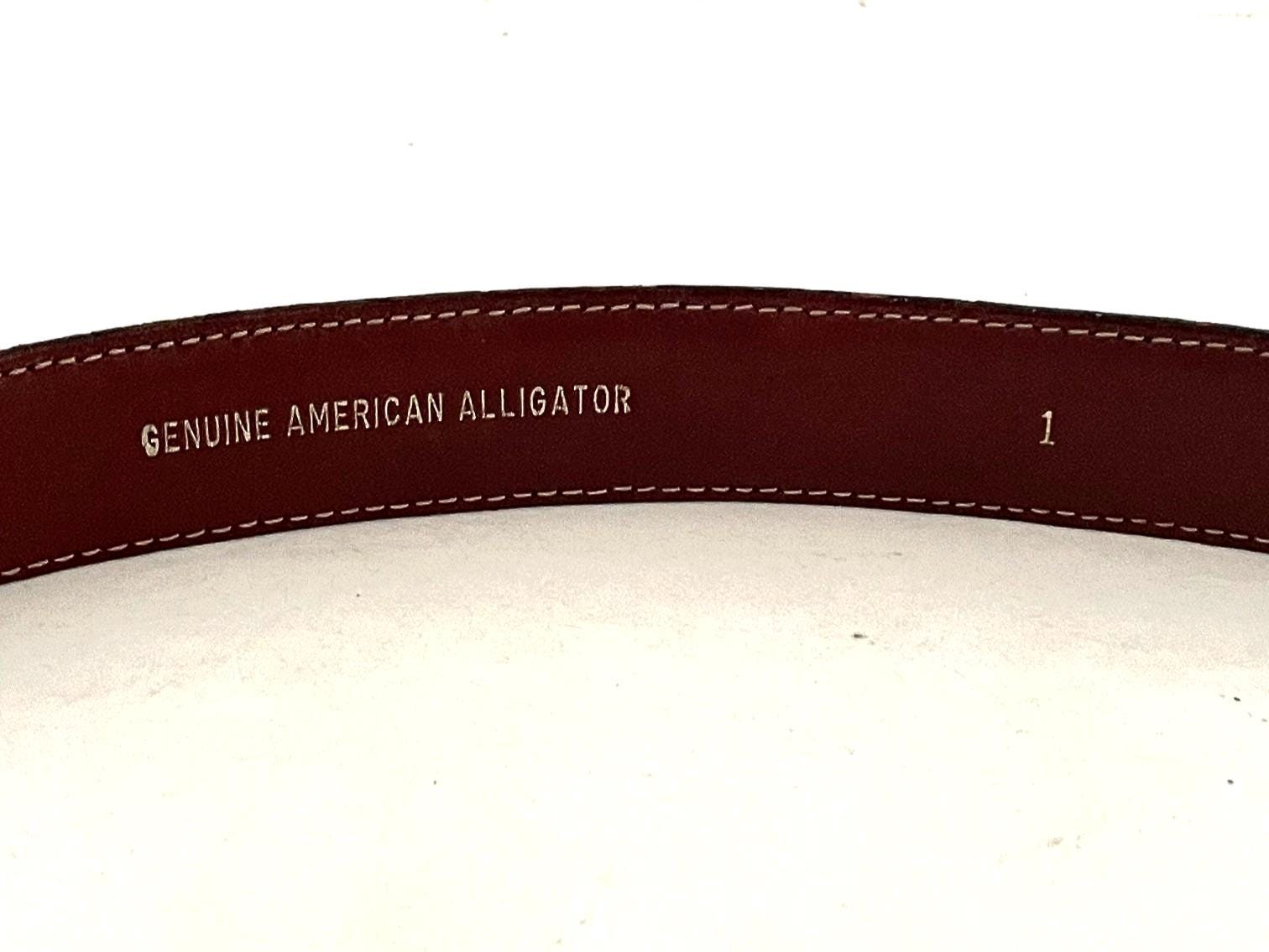 Barry Kielselstein-Cord Genuine Black Alligator  Belt Strap Kieselstein-Cord Alligator Waist Belt - Black Belts  main image 2