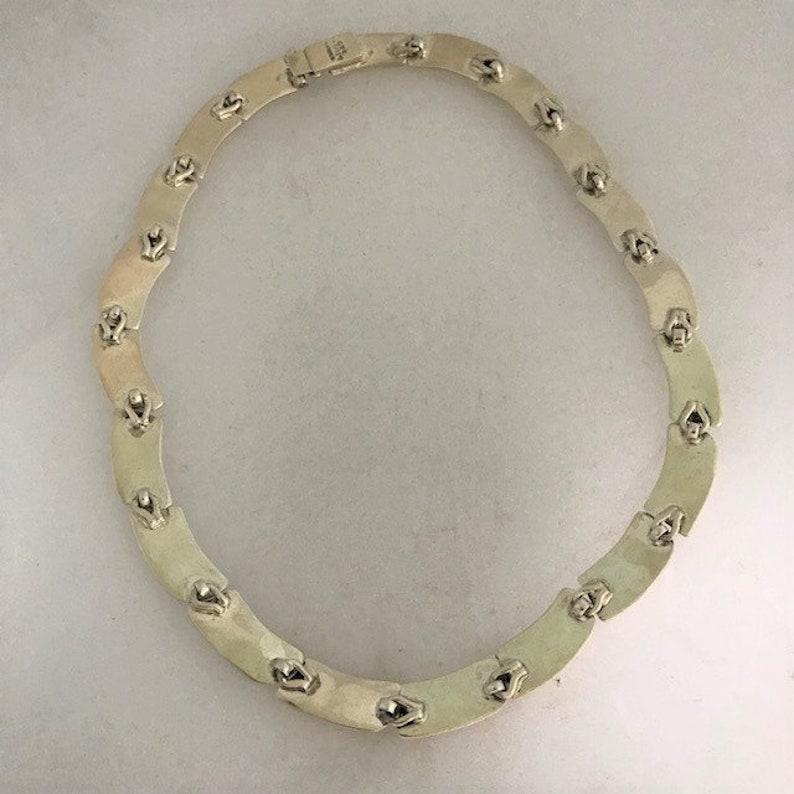 Sterling Silver Choker Necklace Gorgeous! 925 Mexico