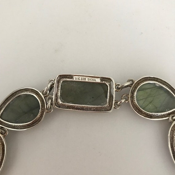 WHITNEY KELLY LABRADORITE Cabochon 925 Bracelet -… - image 3