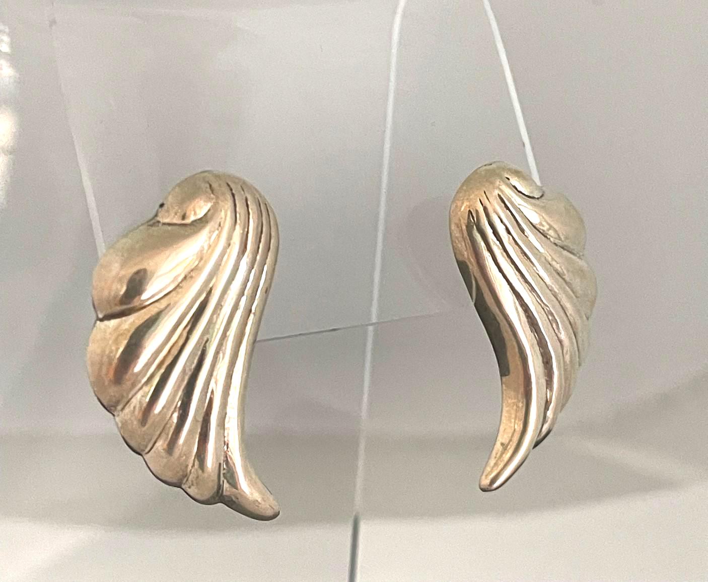 Orecchini Pendenti A Piuma D'Angelo In Argento Sterling 925 Massiccio - Confezione Velluto Colorata - 4