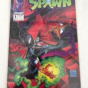 SPAWN #1 First Edition COMIC BOOK - May 1 - 1992 Image Comics - Todd McFarlane - Vintage