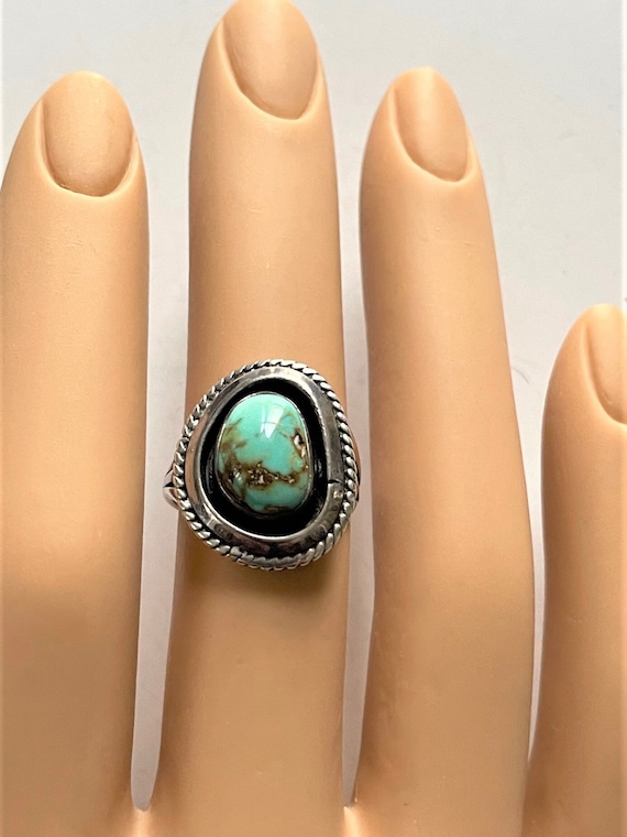 RAMONA LOLOMA 925 STERLING Turquoise Ring   Native