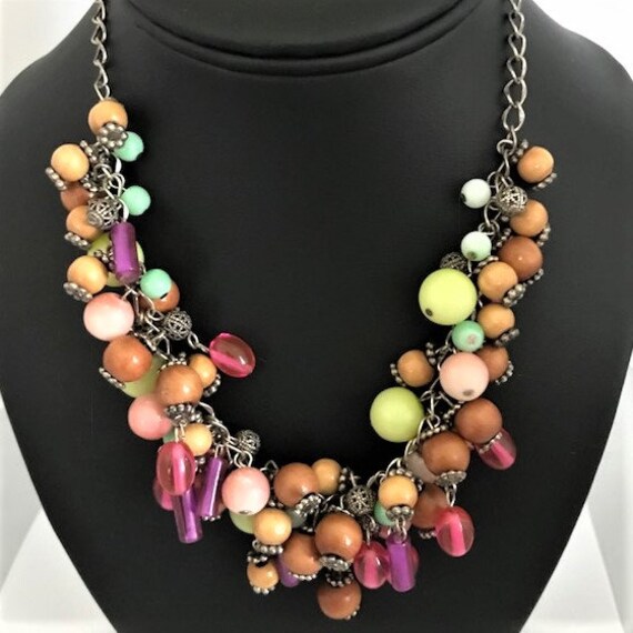 LAILA ROWE Multicolored Bead Necklace - Colorful … - image 3