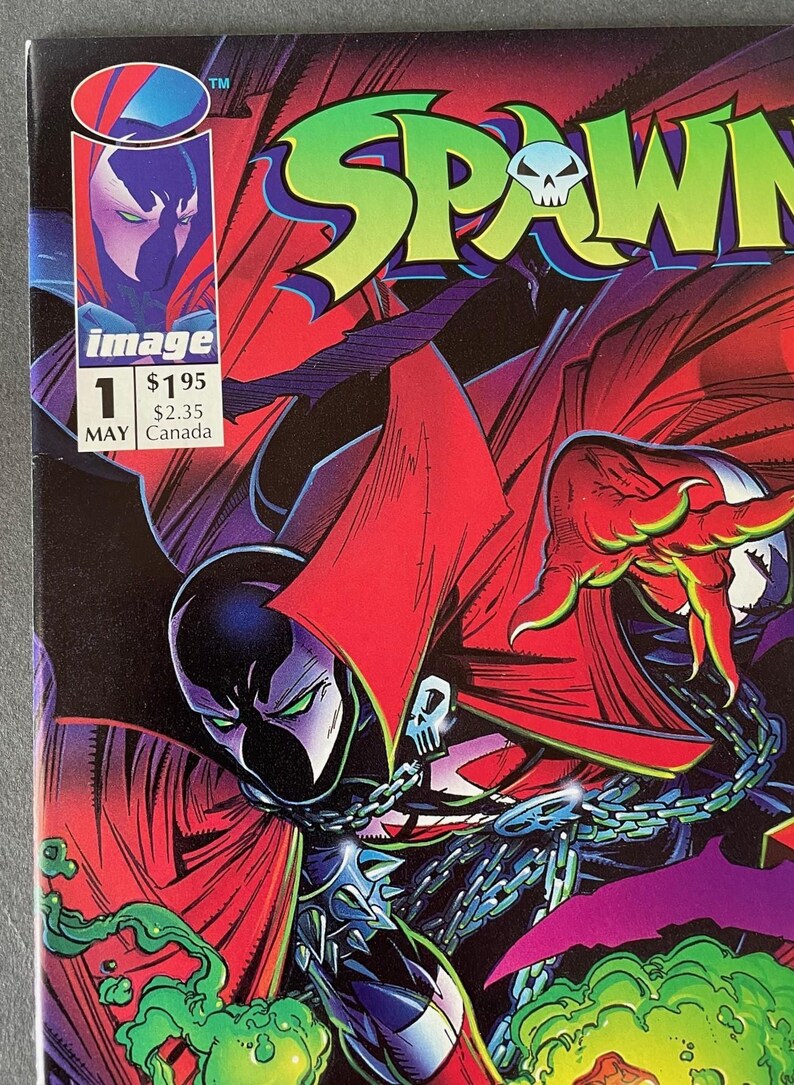 SPAWN #1 First Edition COMIC BOOK - May 1 - 1992 Image Comics - Todd ...