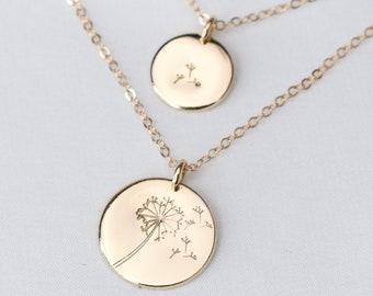 14K Gold Mother Daughter