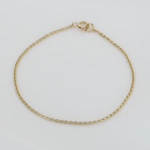 14K Gold Chain Bracelet