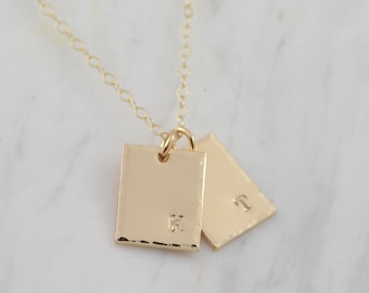 Initial Necklace. Kids Initial Necklace. Custom Initial Necklace Gift. Mother's Necklace, Personalized Initials. Gift for Mother