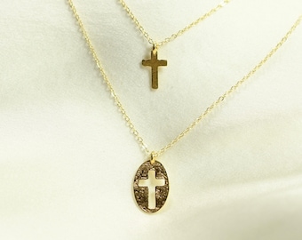 14K Gold Mother Daughter