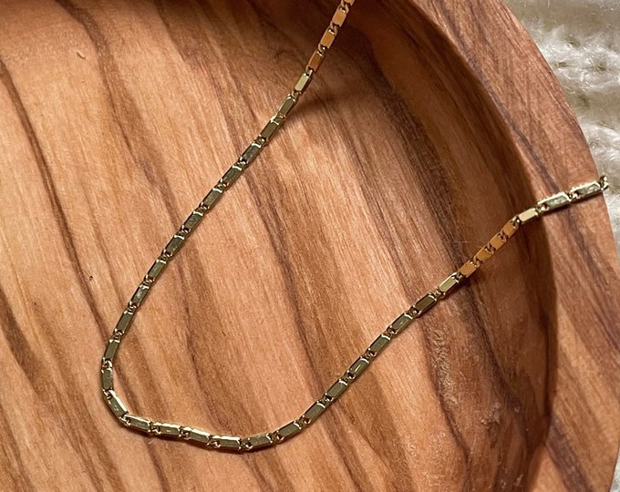 14k Gold Chain Bracelet - 14K gold Lumina chain bracelet