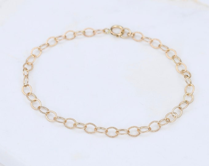 14k Solid Gold Bracelet