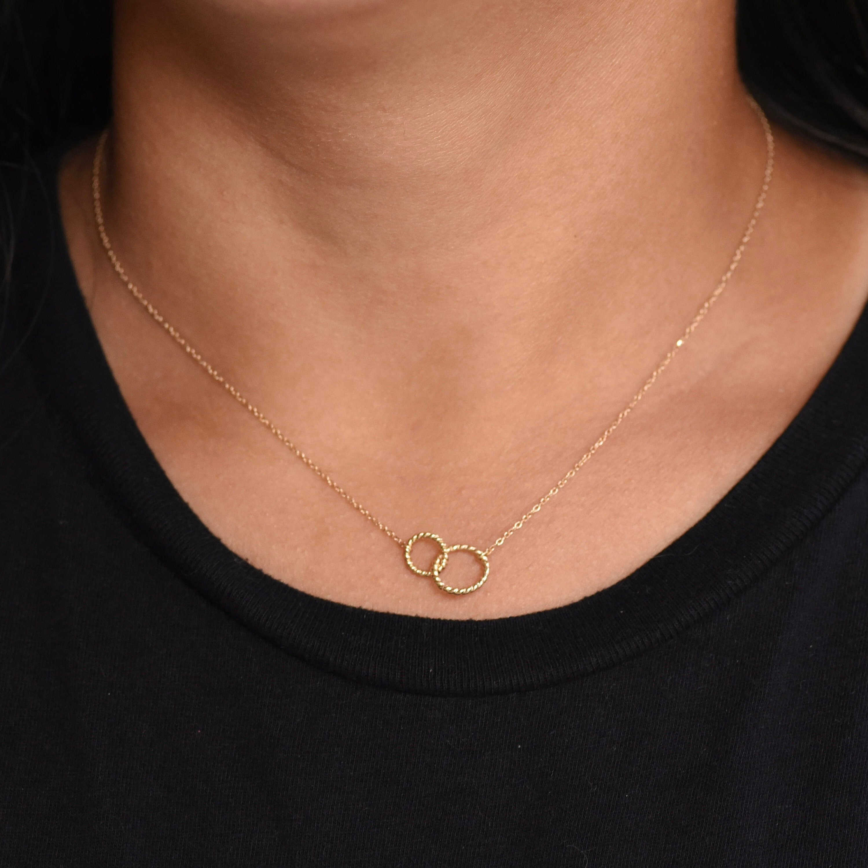 Double Circle Pendant in 14K Gold - Sam's Club