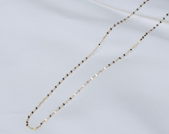 14K Gold Delicate Sparkle Choker