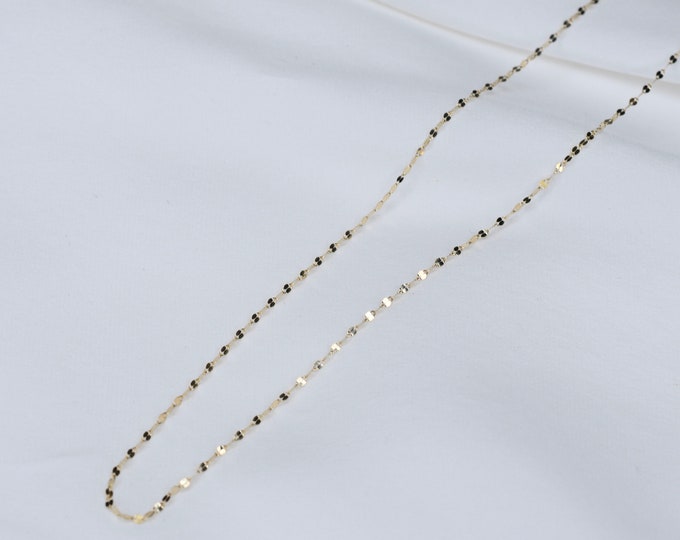 14K Gold Delicate Sparkle Choker