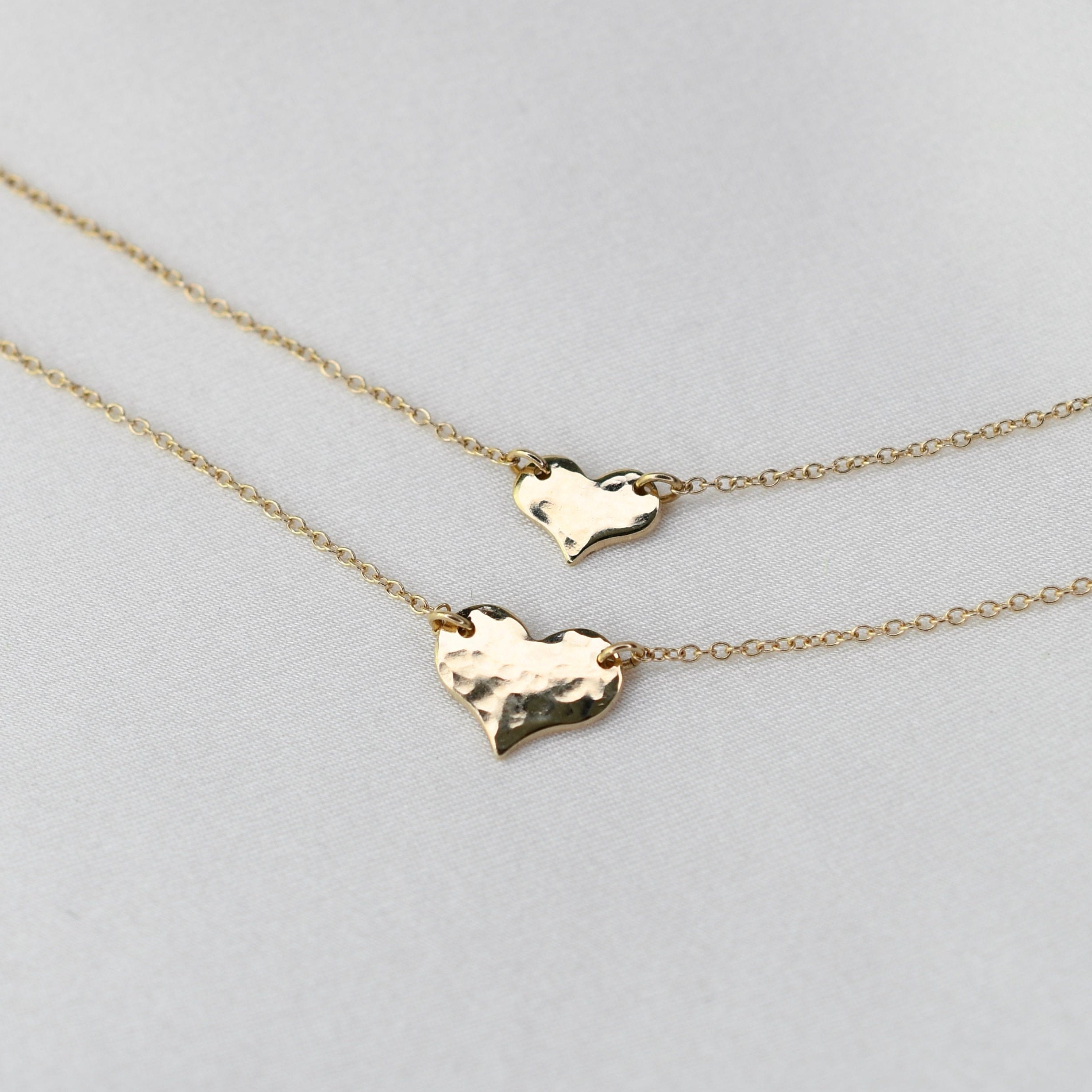 14k gold sale mother daughter jewelry