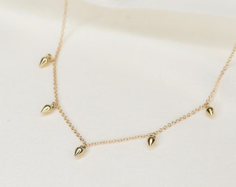 14k Glod Spike Necklace