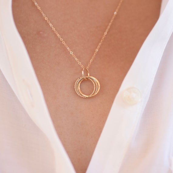 Buy Outhouse Ring Shape Pendants | Gold Color Women | AJIO LUXE