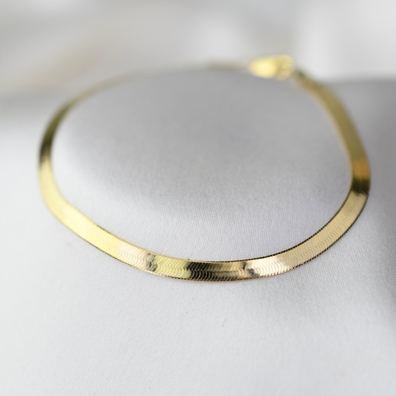 【HYERES LOR】22SS★ Colombed'Or herringbone chain Bracelet Herringbone Bracelet [18k Gold Vermeil]