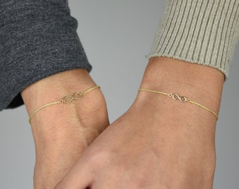 Mother daughter 2024 bracelets gold
