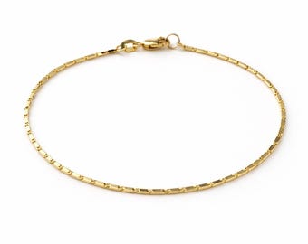 14k Gold Chain Bracelet - 14K gold Lumina chain bracelet