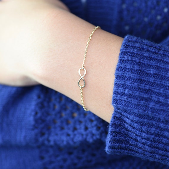 Buy Gold INFINITY Bracelet, Gold Filled and Vermeil, Infinity Bracelet With  Pearl Bracelet. Online in India - Etsy