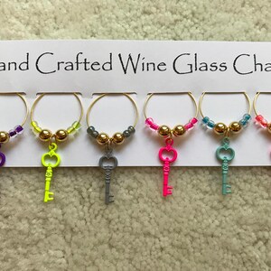 The KEY To A GOOD COCKTAIL! Wine Glass Charms