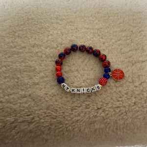 Jag älskar The NY KNICKS! Pärlarmband