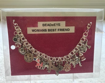 WOMAN'S BEST FRIEND Charm Bracelet
