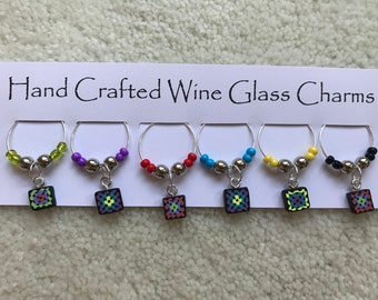 CROCHETING To A COCKTAIL! Wine Glass Charms