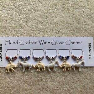TWO PARTY COCKTAILS! Wine Glass Charms