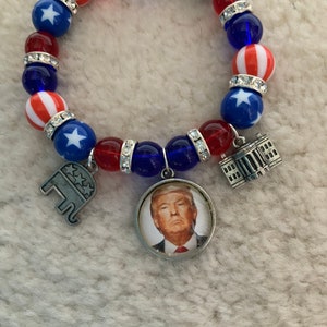 Ich unterstütze Trumpf!  Auffälliges REPUBLICAN Party Armband
