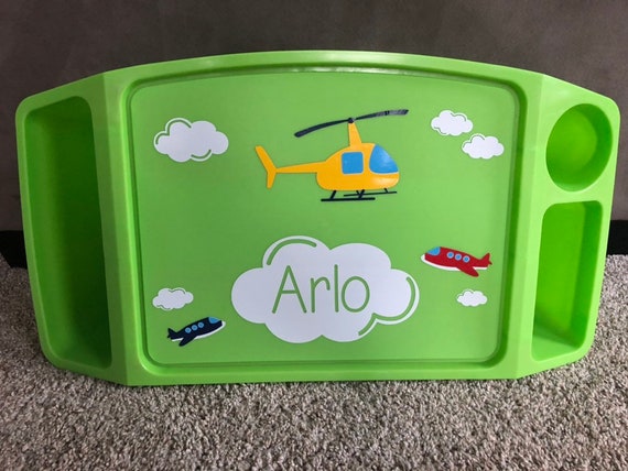 Boy S Lap Desk Personalized Helicopter Airplane Activity Etsy