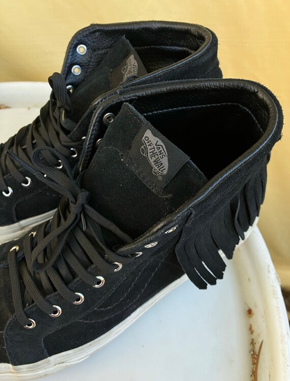 Vans Skate Shoes Moccasins 8 1 2 Men Navy Blue Etsy