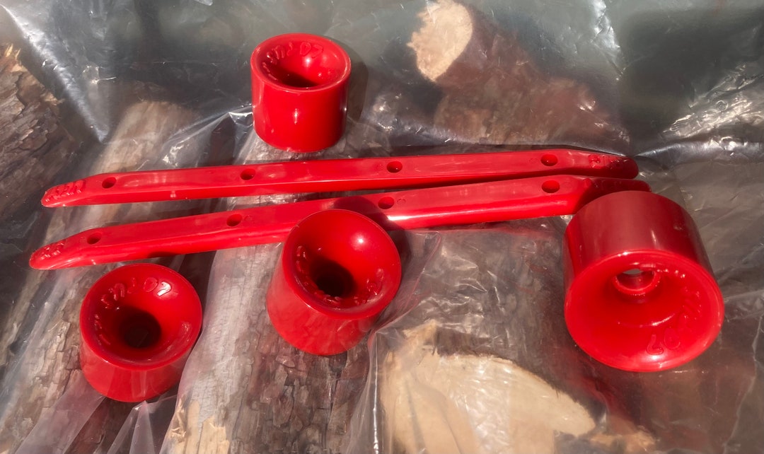 Lotus Bowl Riders Skateboard Wheels Red 1978 Old School Skateboarding