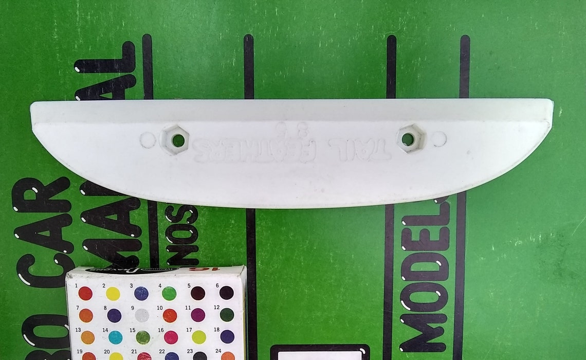 Old School Skateboard tail guard skid plate Tail Feathers 8.5 Etsy